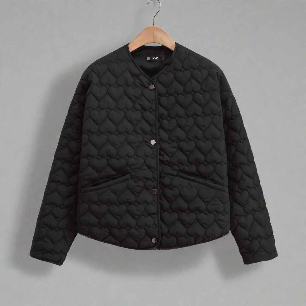 Sember | Steppjacke mit Herzdetails