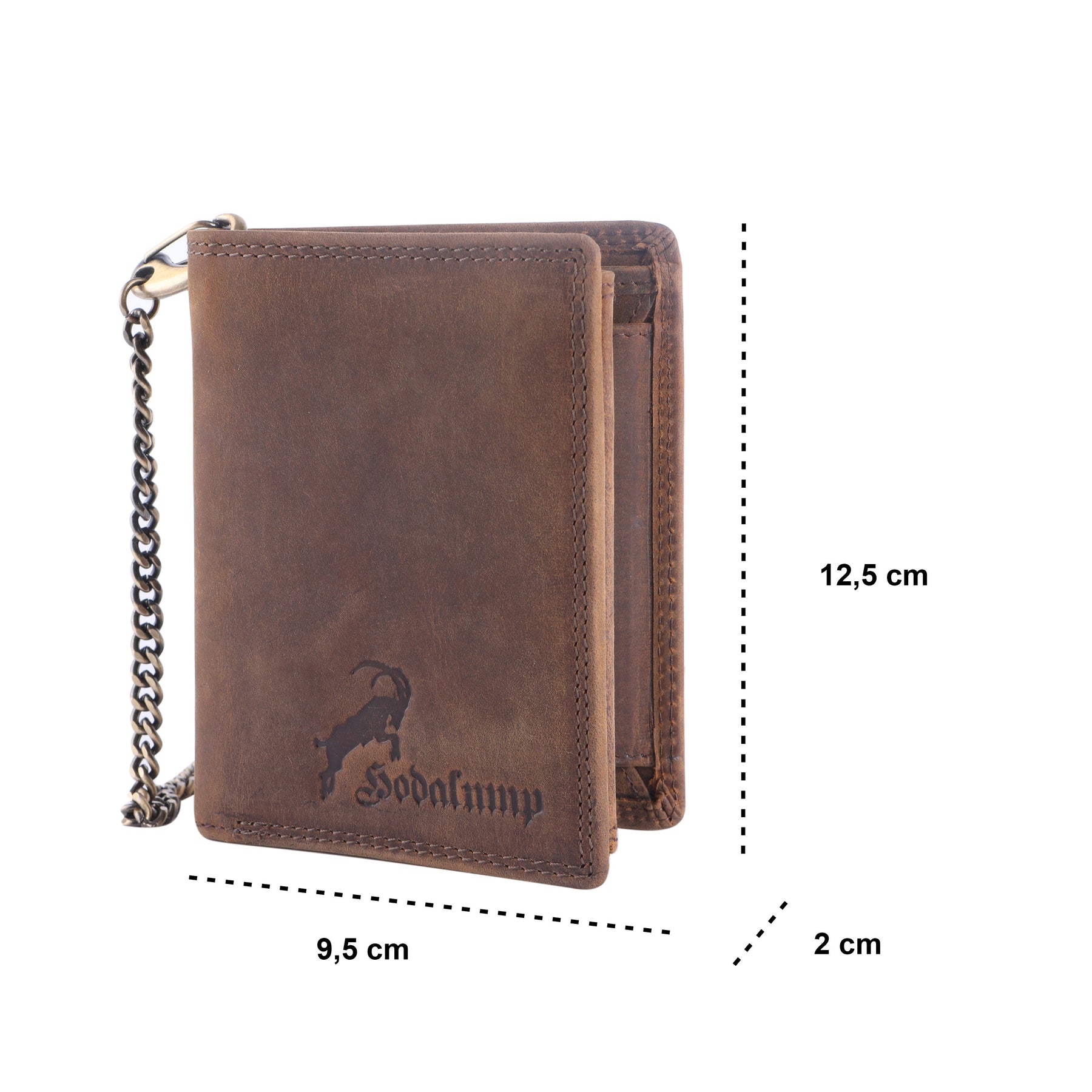 Hochformat Geldbörse mit Kette Lenz