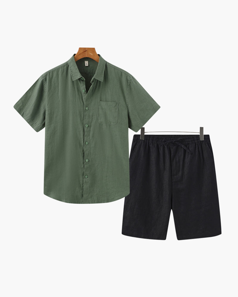 Altes Geld Leinen Combo (Shorts)