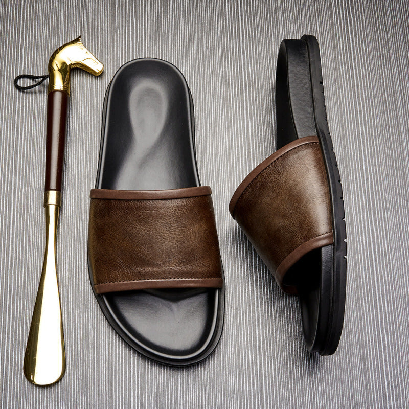 Premium Leder Outdoor Sandalen für Herren