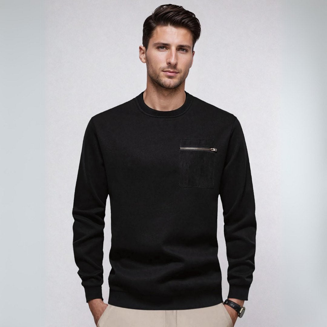 Luka | Moderner Rundhals-Pullover für Herren