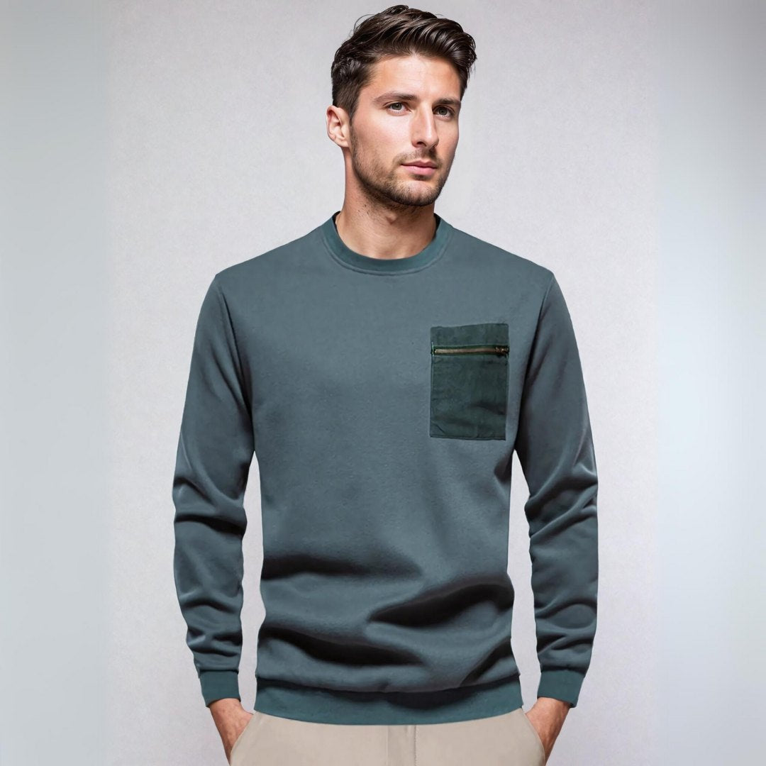 Luka | Moderner Rundhals-Pullover für Herren