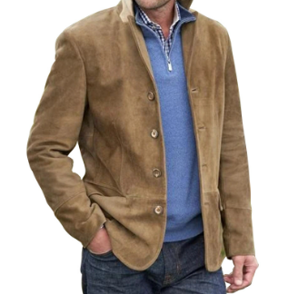 Herren Wildleder Blazer Jacke | Stilvoll & Vielseitig