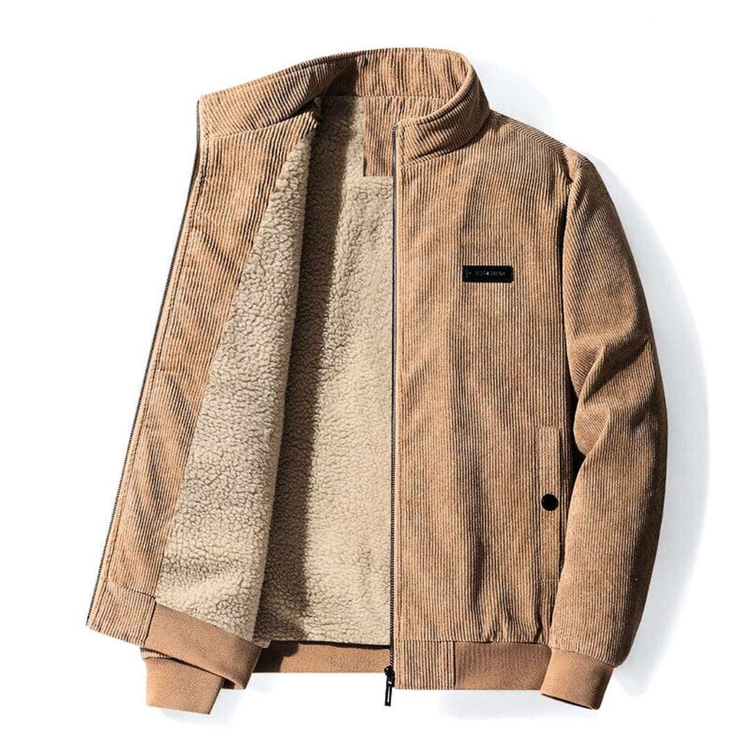 Felix | Retro Corduroy Sherpa Jacke