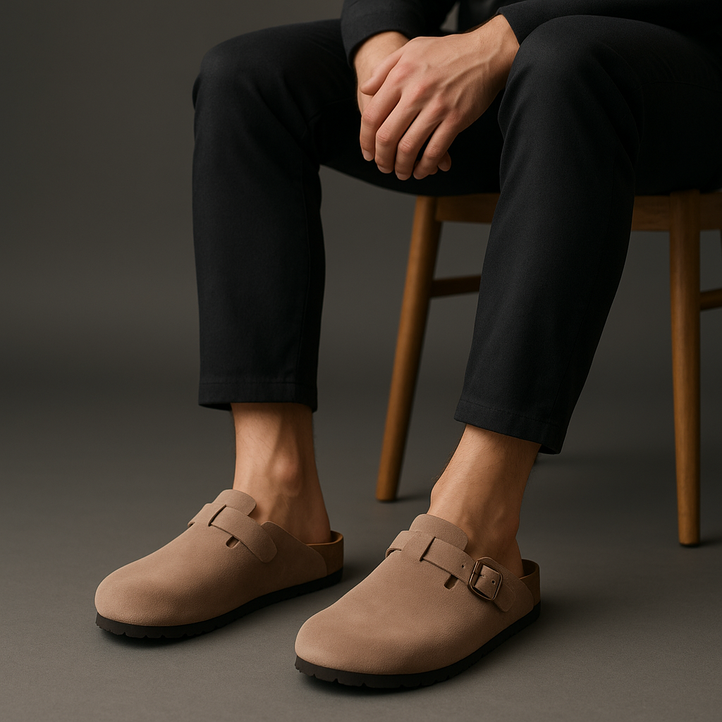 Old Money Suede Clogs – Der perfekte Mix aus Stil und Komfort •
