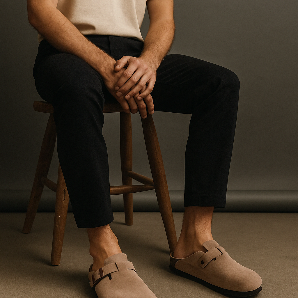 Old Money Suede Clogs – Der perfekte Mix aus Stil und Komfort •