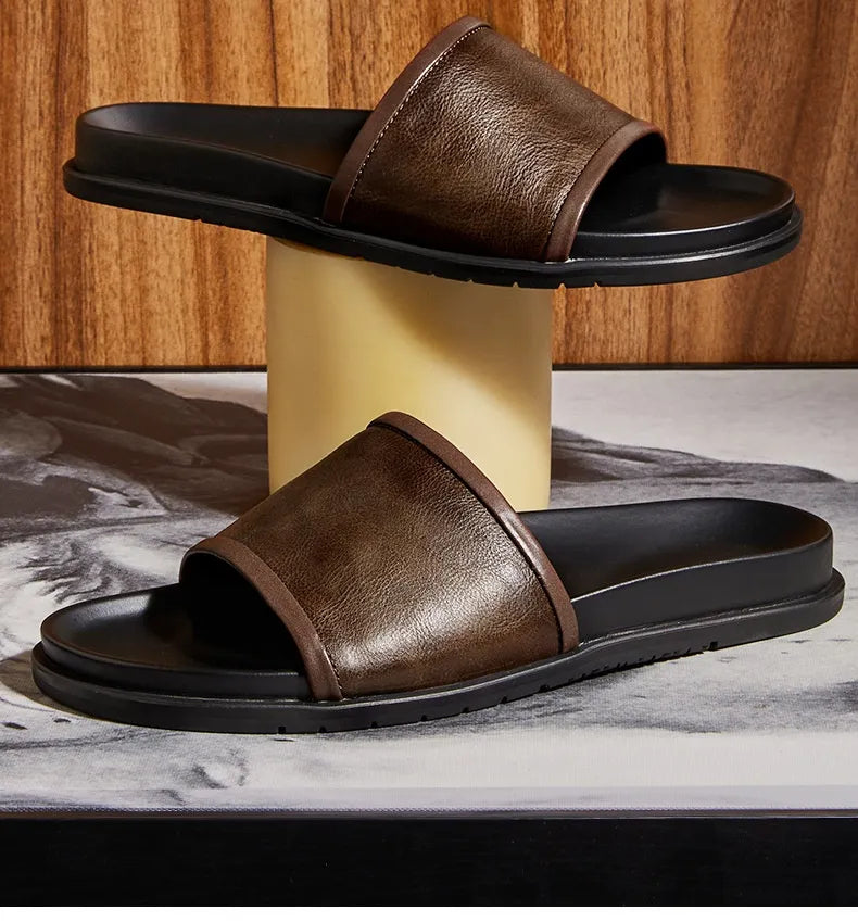 Premium Leder Outdoor Sandalen für Herren