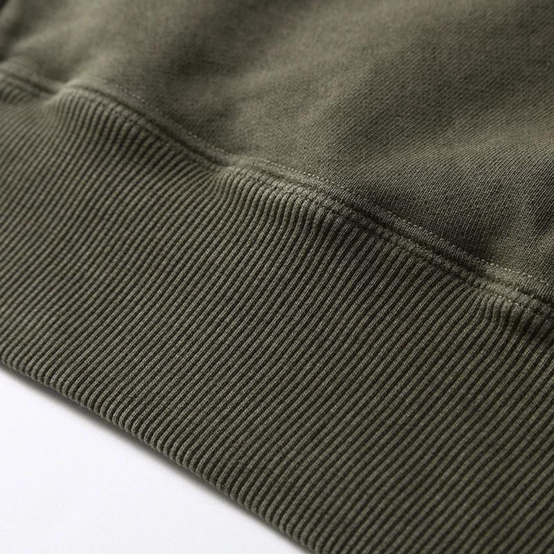 Moderner Fleece-Pullover