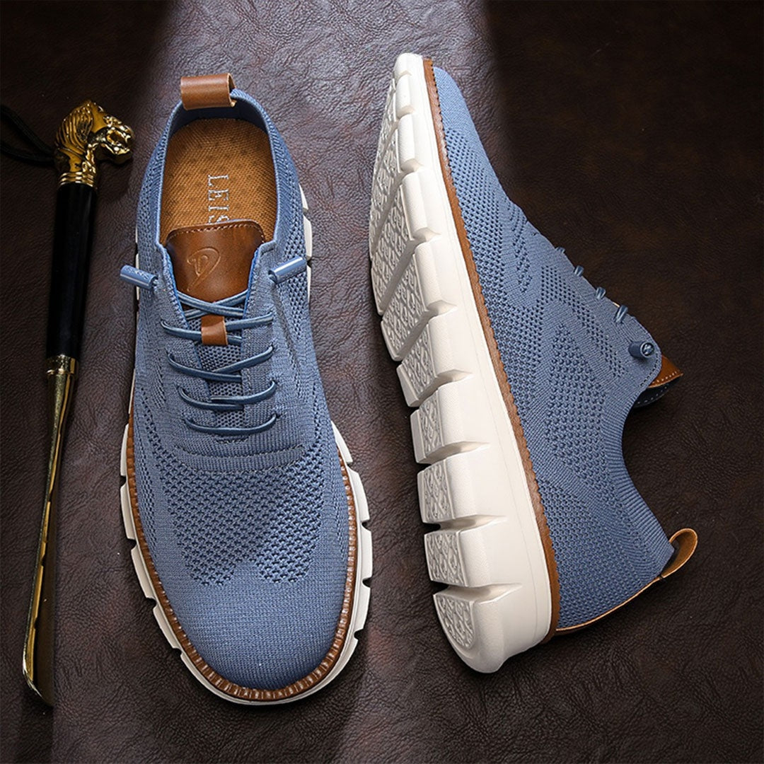 Urban – Herren Sneaker Bequeme Schuhe aus Strick in Blau – Limitierte Auflage