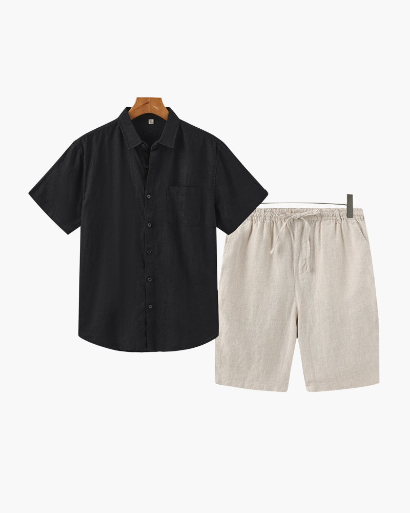 Altes Geld Leinen Combo (Shorts)