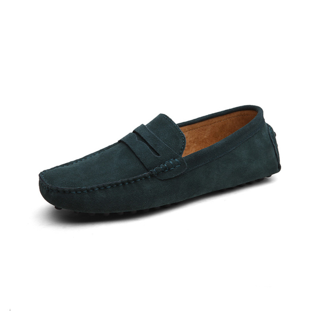 Herren Italienische Wildleder Slipper