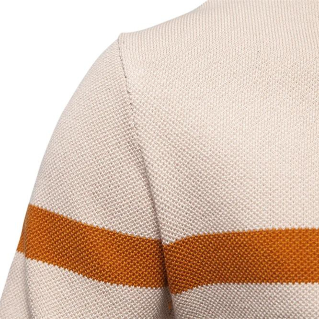 Quarter-Zip Baumwollpullover