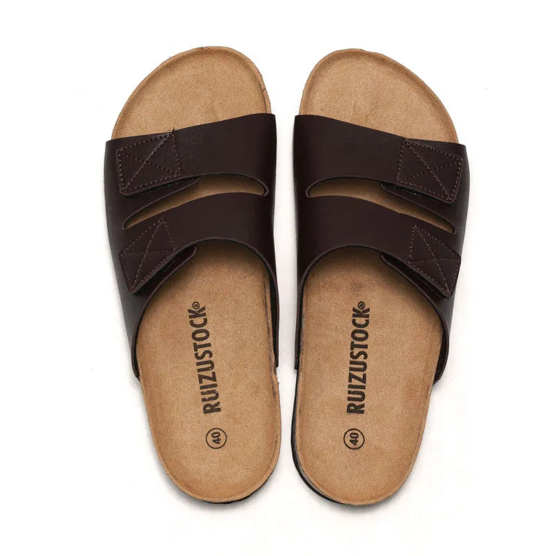 Bequeme Velcro Hausschuhe für Herren