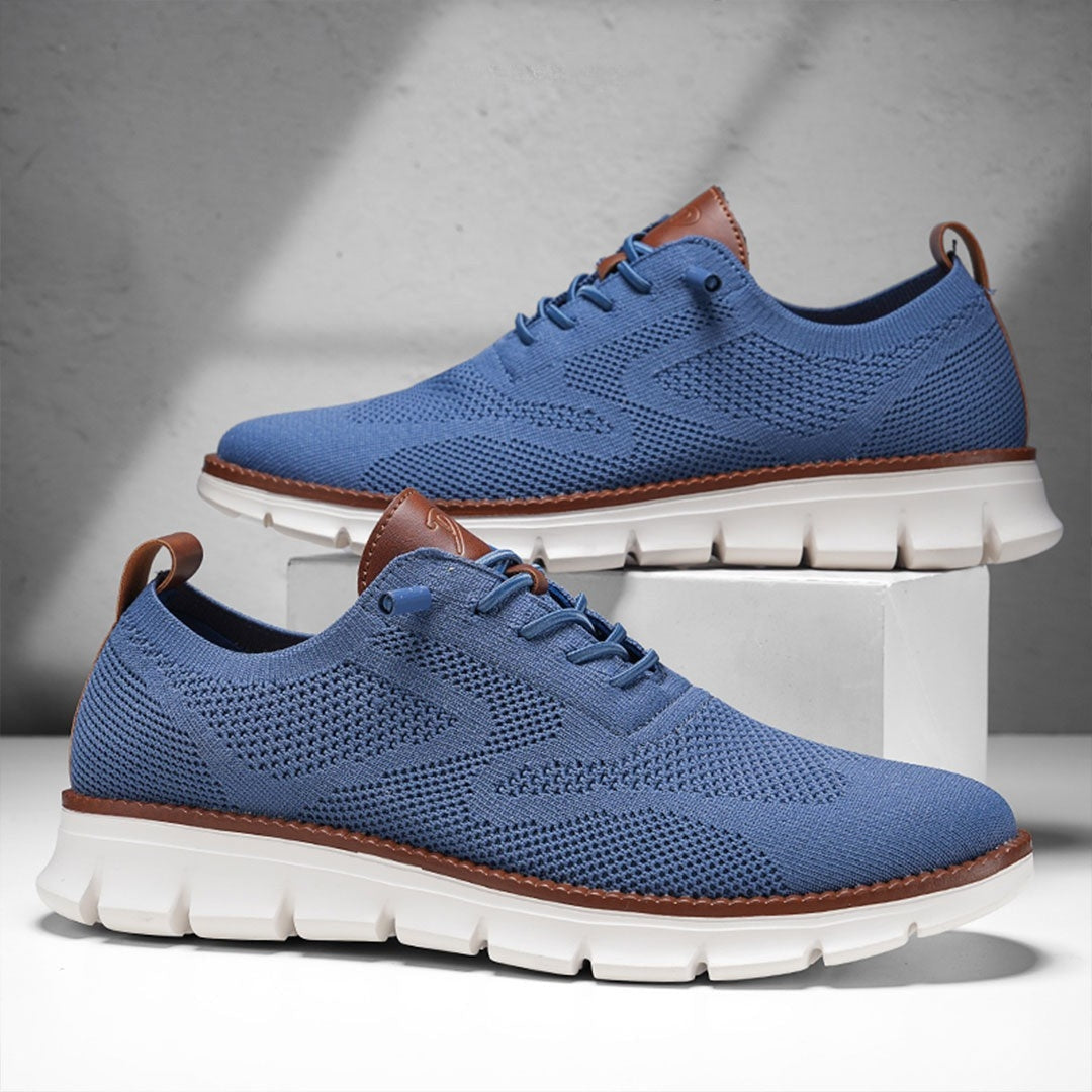 Urban – Herren Sneaker Bequeme Schuhe aus Strick in Blau – Limitierte Auflage