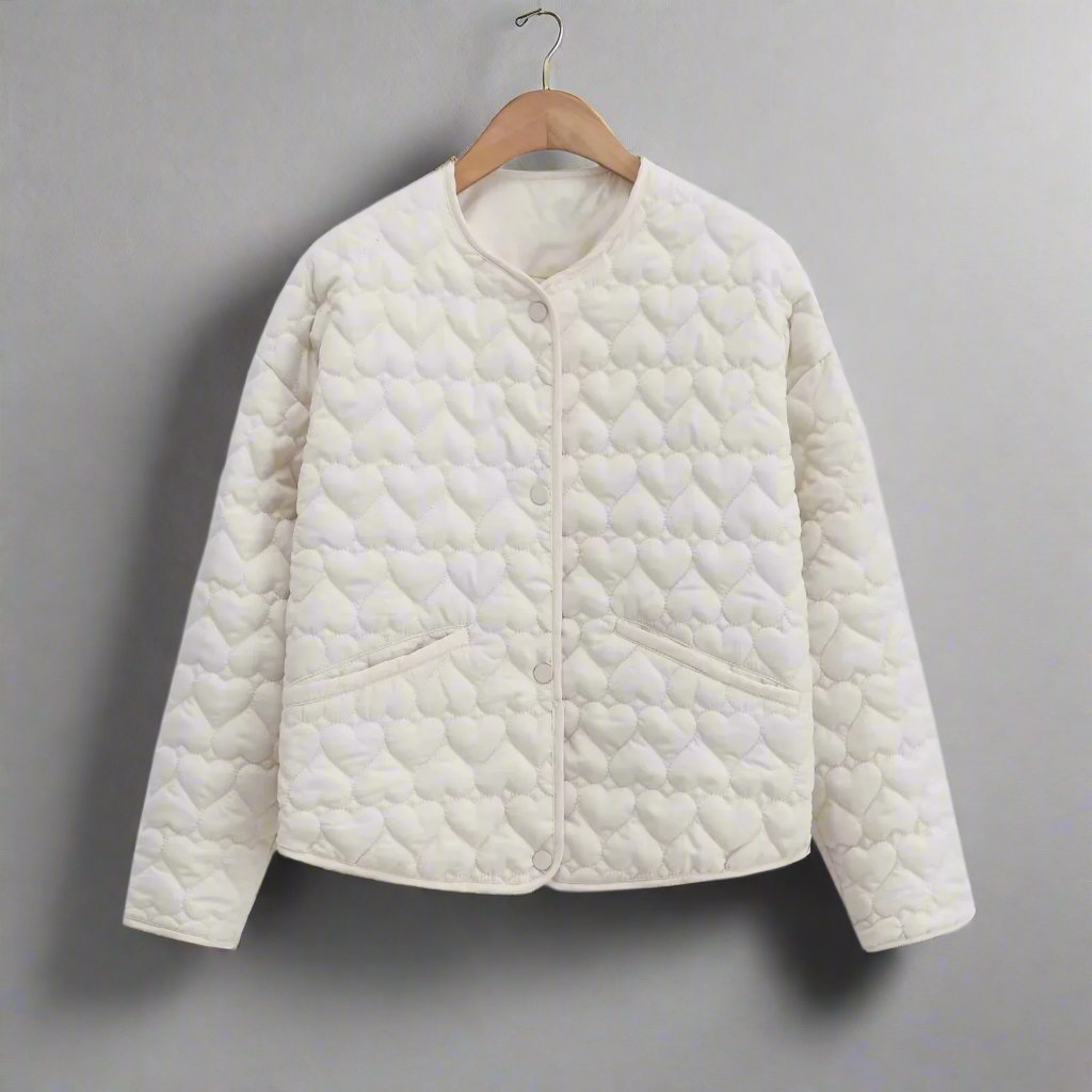 Sember | Steppjacke mit Herzdetails