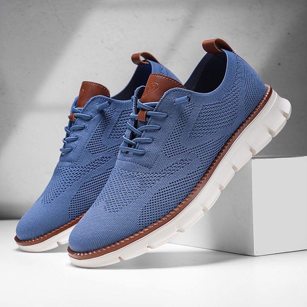 Urban – Herren Sneaker Bequeme Schuhe aus Strick in Blau – Limitierte Auflage