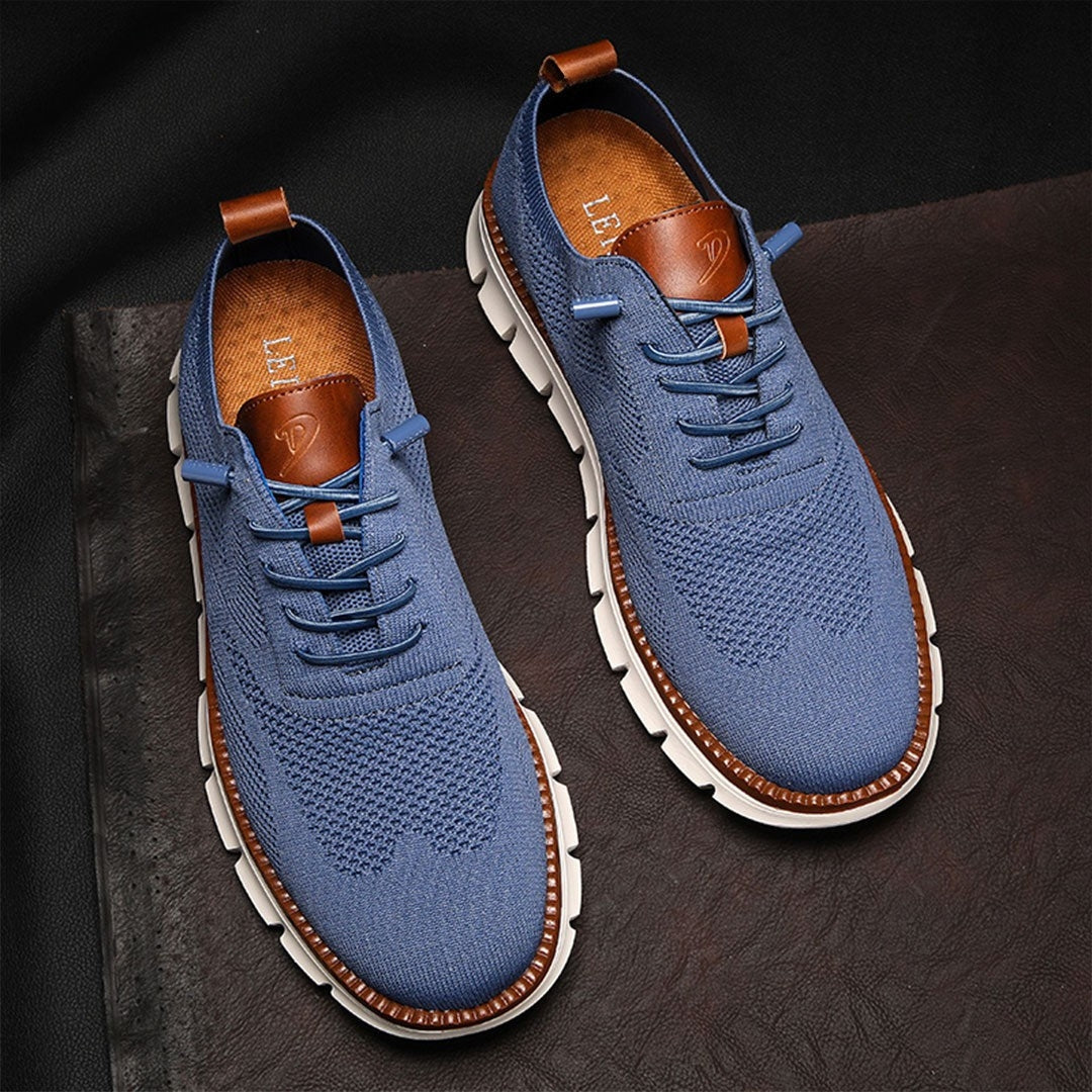 Urban – Herren Sneaker Bequeme Schuhe aus Strick in Blau – Limitierte Auflage