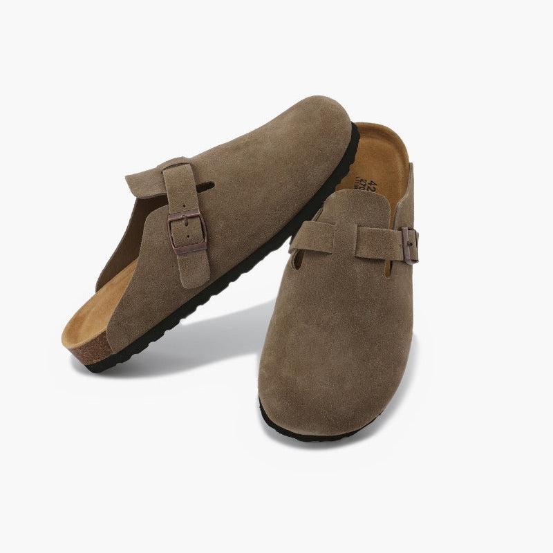 Old Money Suede Clogs – Der perfekte Mix aus Stil und Komfort •