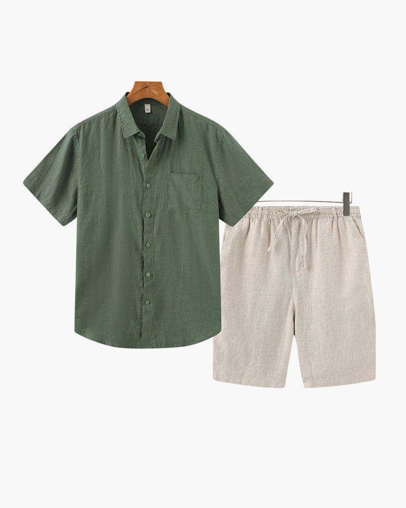 Altes Geld Leinen Combo (Shorts)