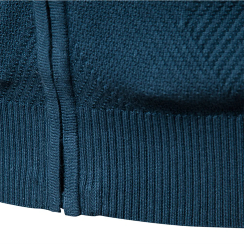 Herren Strickjacke | 100% Baumwolle, Argyle-Muster, Wintermode
