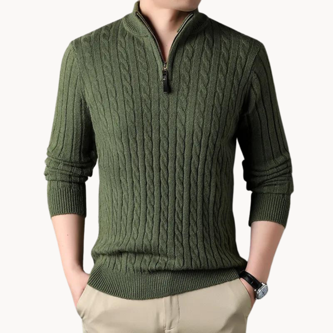ByCastello | Viertel Zip Pullover