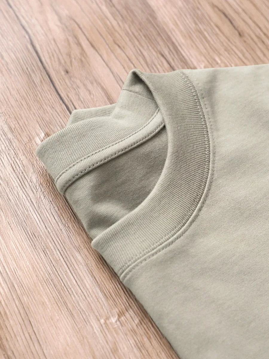 Bamboo Oversize T-Shirt Herren | 320g Baumwolle, Bequem und Atmungsaktiv