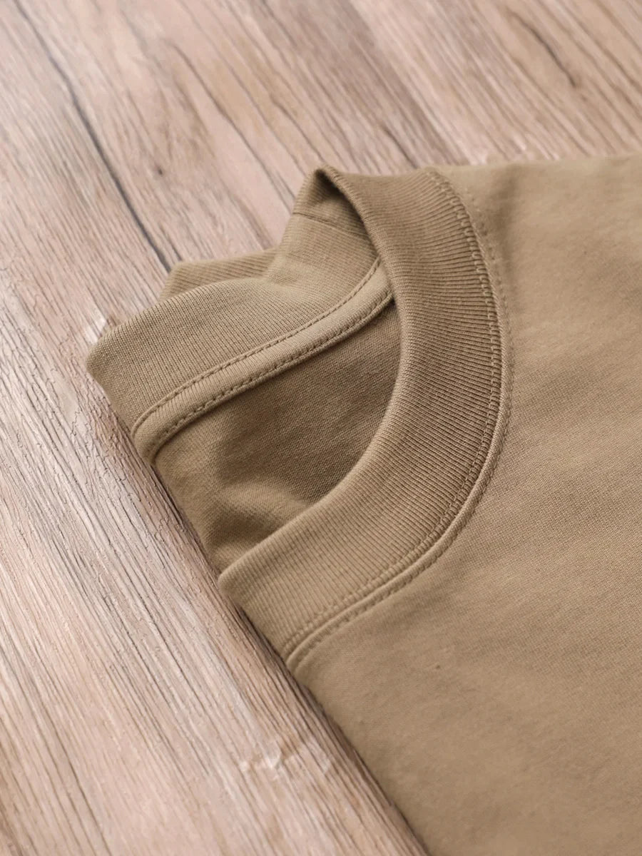 Bamboo Oversize T-Shirt Herren | 320g Baumwolle, Bequem und Atmungsaktiv