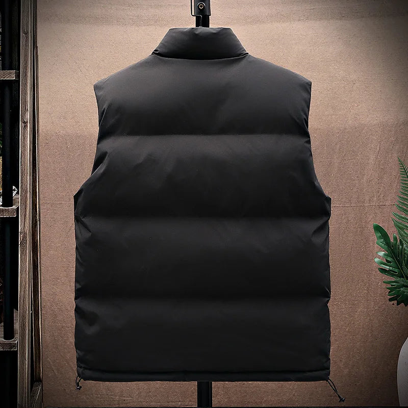 Bastian Herren Weste Schwarz | Warm, Winddicht, Outdoor