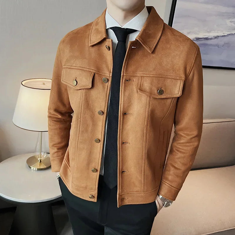 Boris Herren Lederjacke | Klassischer Stil, Hochwertiges Leder, Schwarz