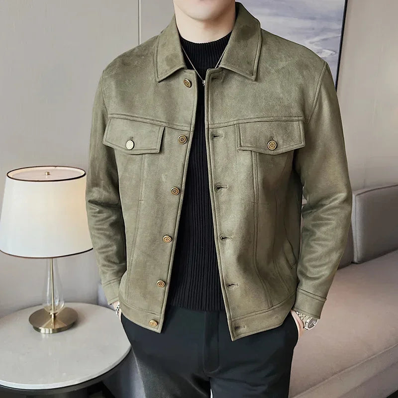 Boris Herren Lederjacke | Klassischer Stil, Hochwertiges Leder, Schwarz