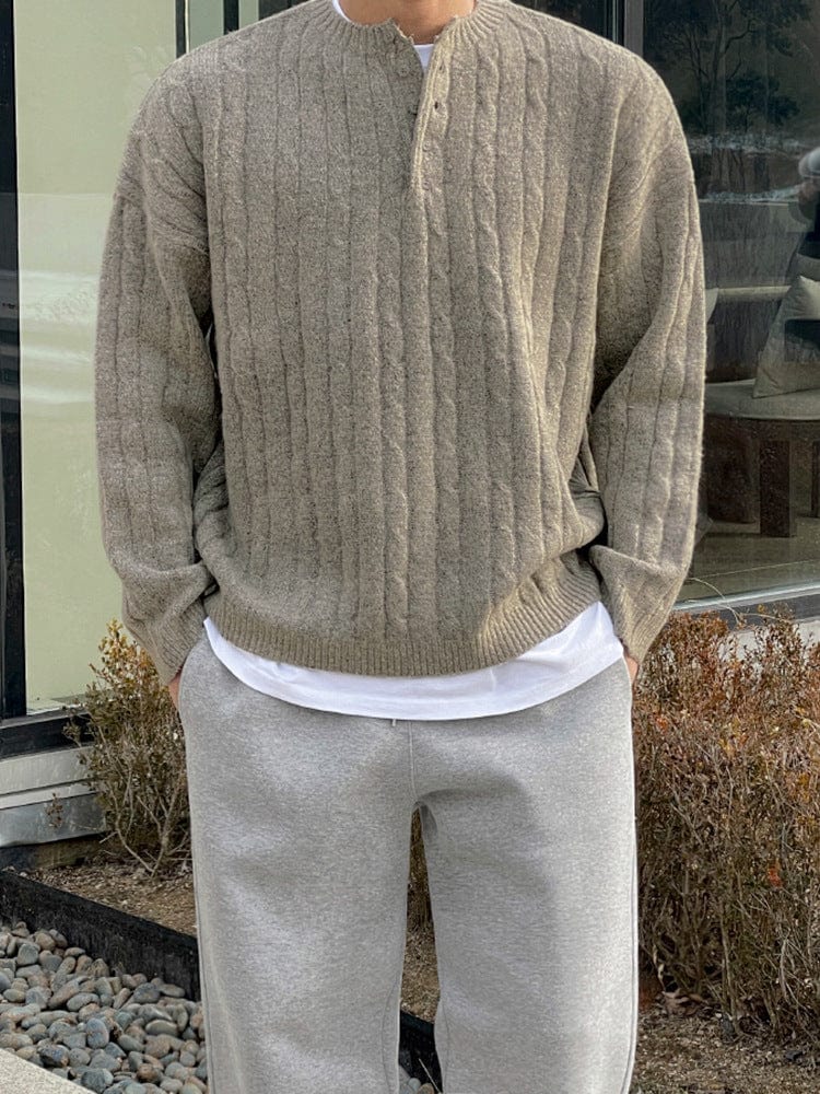 ByCastello | Woll-Henley-Pullover