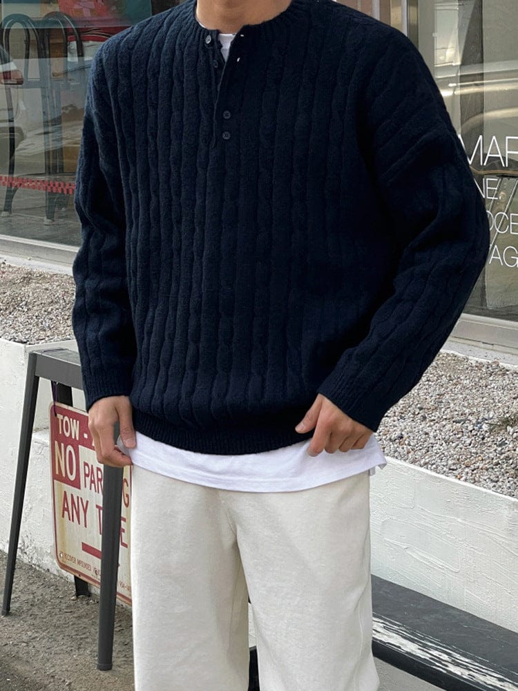 ByCastello | Woll-Henley-Pullover