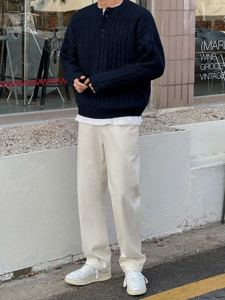 ByCastello | Woll-Henley-Pullover