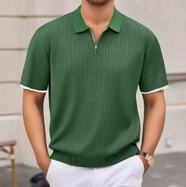 Eli Herren Poloshirt | Hochwertige Baumwolle, Italienischer Stil