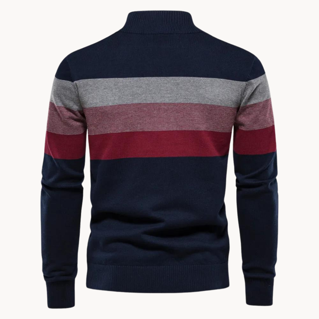 ByCastello | Pullover mit Viertelreißverschluss