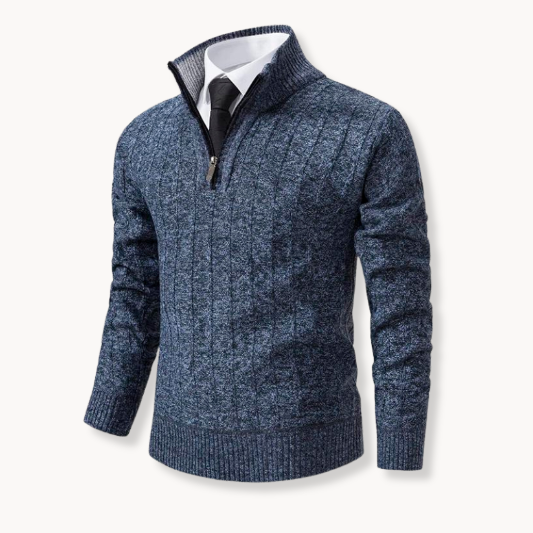 Castello | Viertel-Reißverschluss Pullover