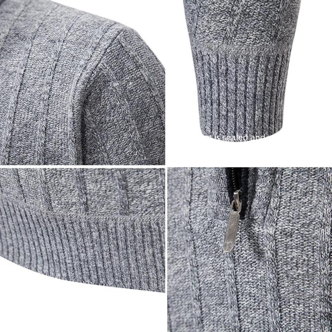 Castello | Viertel-Reißverschluss Pullover