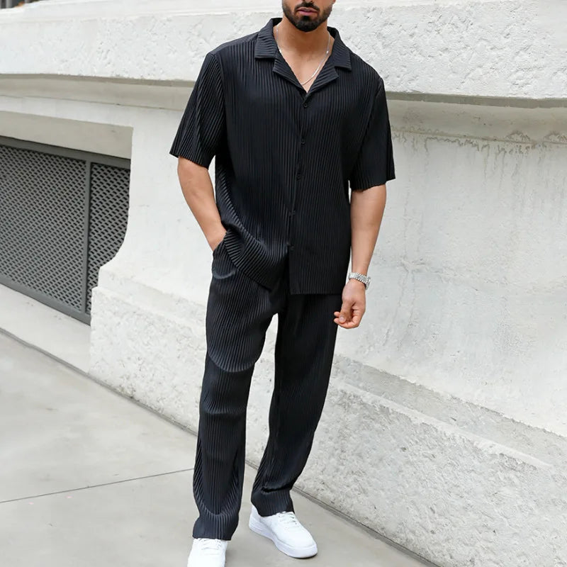 Fino Herren Set | Bequemer Baumwollmix, Casual Outfit für Männer