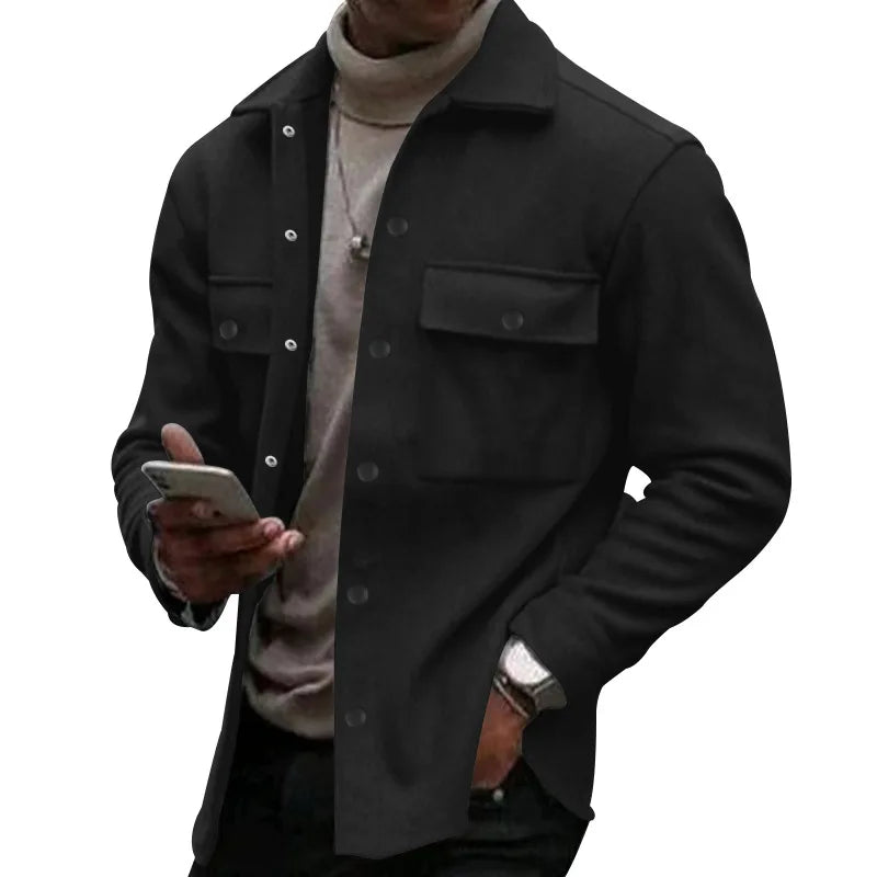 Gero Herrenjacke | Fleece, Retro Design für Winter