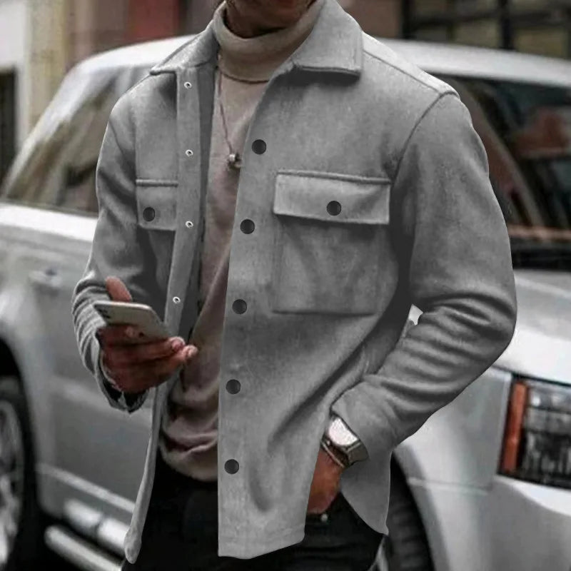 Gero Herrenjacke | Fleece, Retro Design für Winter