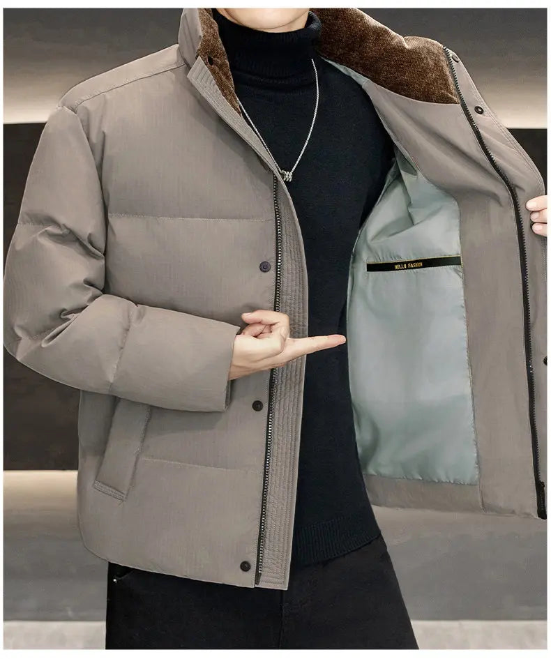 Hugo Herrenjacke | Leichte Baumwolle, Winddicht und Warm für Herbst/Winter