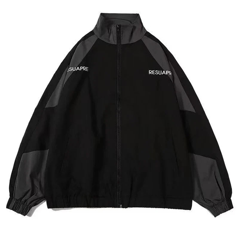 Hype Herrenjacke | Patchwork Design, Windbreaker