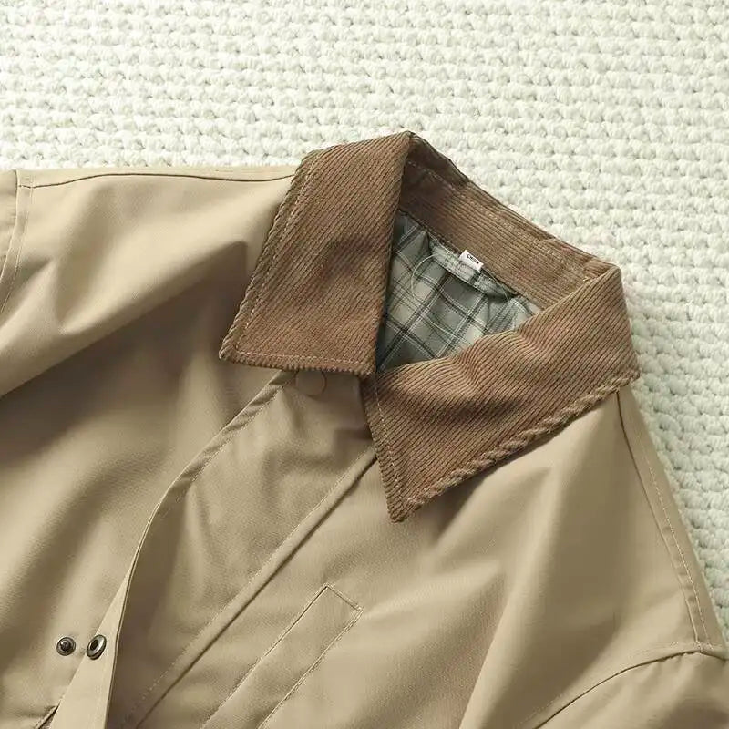 Juno Herren Jacke | Bomberjacke mit Turndown-Kragen, Casual Stil