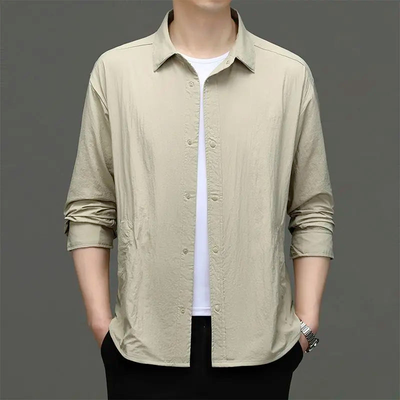 Juri Herren Jacke | Modisches Spleißdesign, Lässiger Baumwollmix