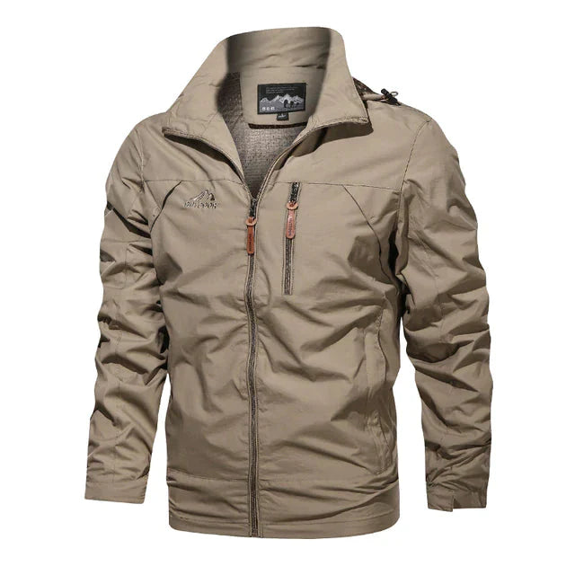 Herren Leichte Windjacke Atmungsaktives Material