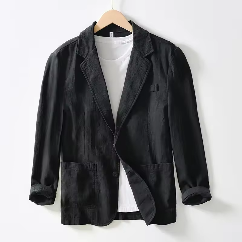 Lino Herrenjacke | 100% Baumwolle, Leicht und Atmungsaktiv