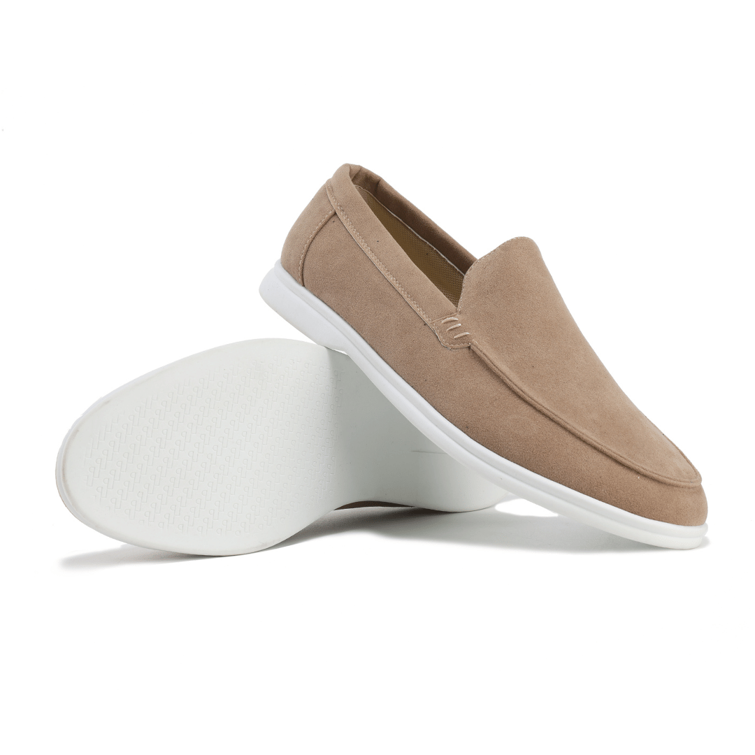 Niedrige Wildleder Slipper für Männer