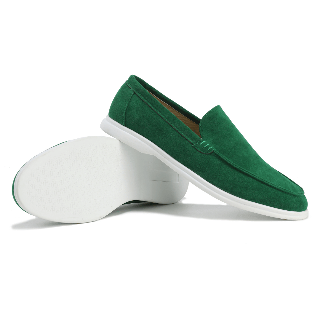 Niedrige Wildleder Slipper für Männer