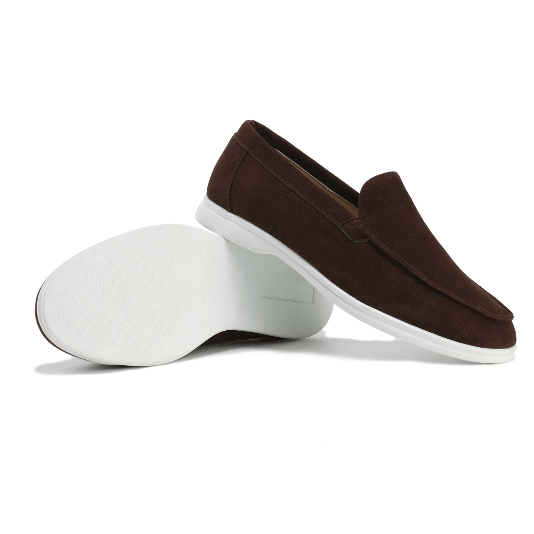 Niedrige Wildleder Slipper für Männer