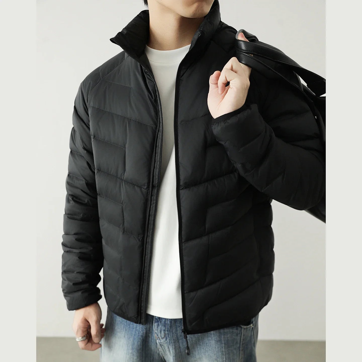 Luca Männerjacke | Winddicht, Leicht, Ideal für Winteraktivitäten